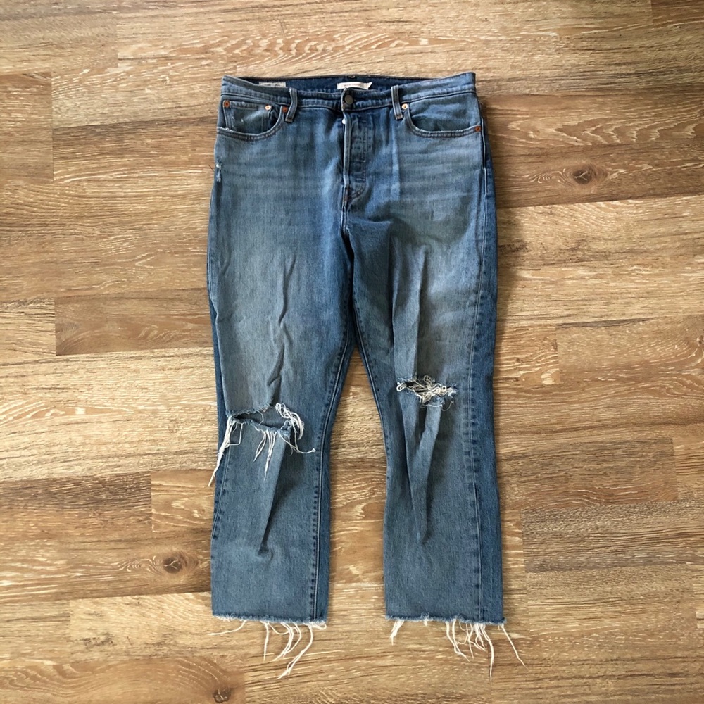 Levi's wedgie straight jeans
